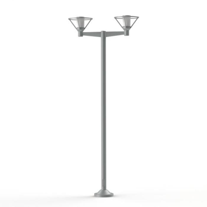 2-flammig seidengrau